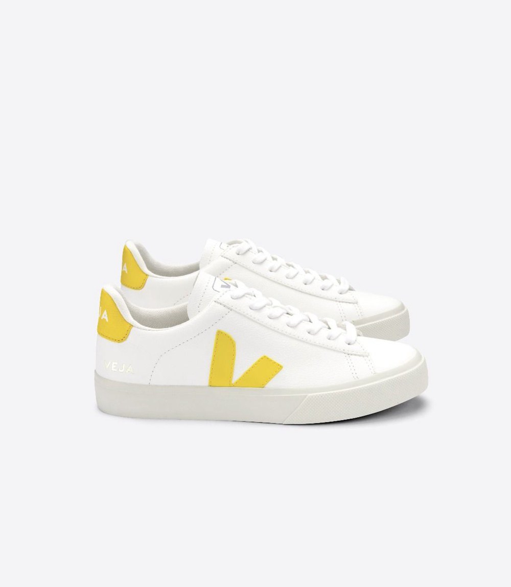 Veja Sneakers Mens - Campo Chromefree - White - 5629IEPZB